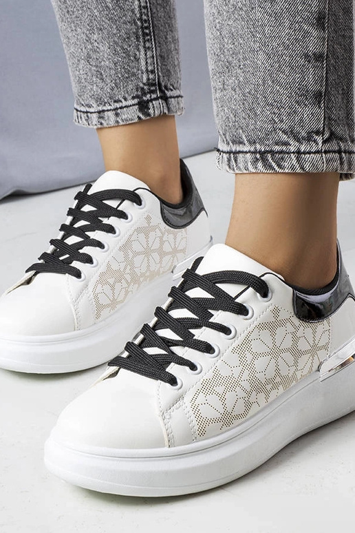 Schwarze und weiße perforierte... Schwarze und weiße perforierte...