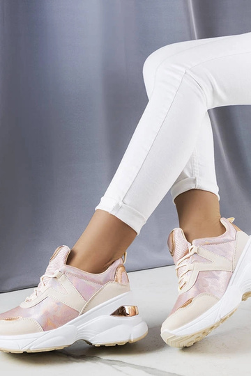 Rosa Sneakers mit... 2