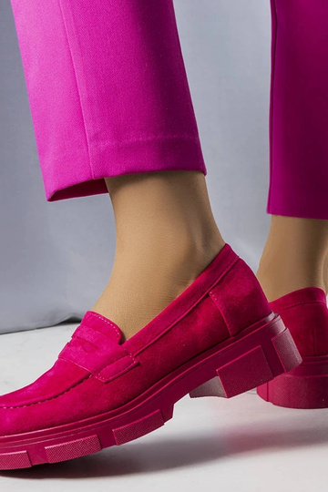 Rosa Kunstvelours-Schuhe... 2
