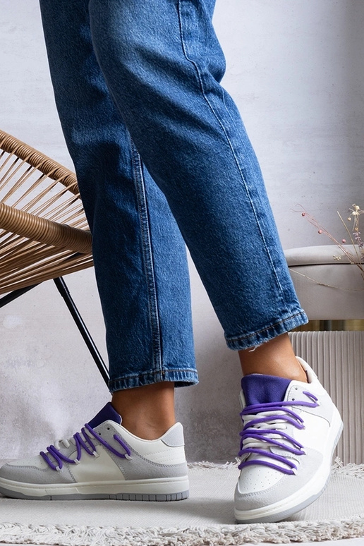 Graue Sneaker Damen Sneaker lila... Graue Sneaker Damen Sneaker lila...