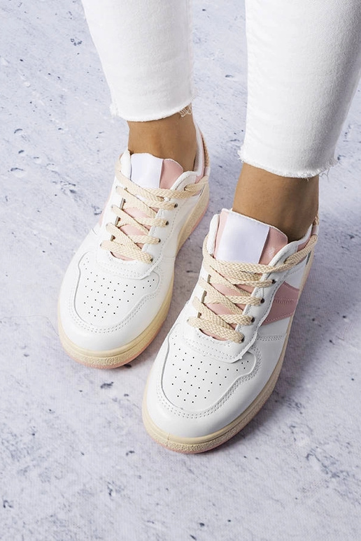 Marcella weiße und rosa Damen-Sneaker Marcella weiße und rosa Damen-Sneaker