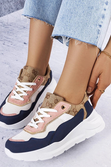 Marineblaue Sneakers mit... 2