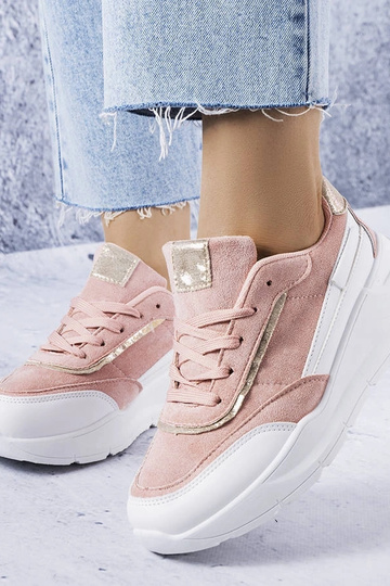 Rosa Kunstvelours-Sneaker... 2