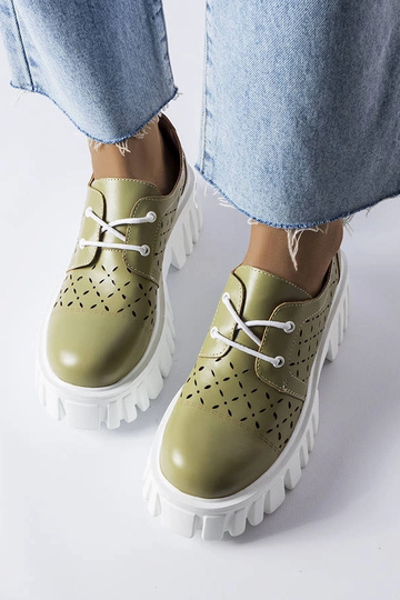 Grüne, klobige Camus-Schuhe... 2