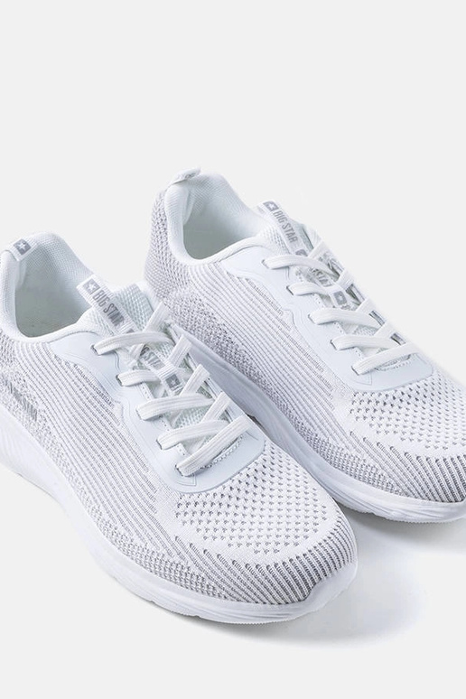 Weiß-graue Herren Sportschuhe, „Big...