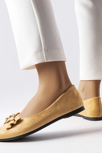 Jetté – Beige Ballerinas mit spitzer Spitze 2