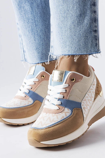 Beige und blaue... 2