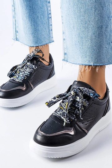 Schwarze Pryor Sneakers mit... 2