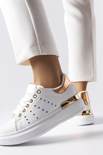 Weiße Sneakers mit bunter... 2