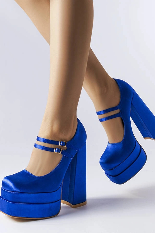 Gabriel blaue Pumps mit hohem Absatz Gabriel blaue Pumps mit hohem Absatz