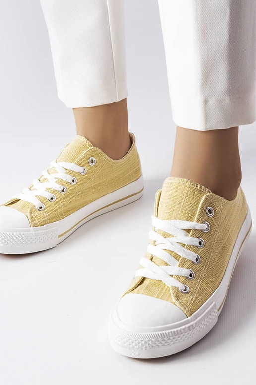 Sneaker „Vignette“ in Gold mit Glitzer Sneaker „Vignette“ in Gold mit Glitzer