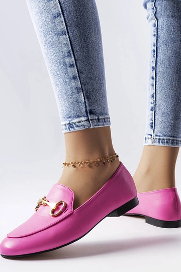 Rosa Loafer mit Schnalle... 2