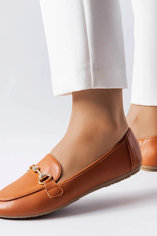 Braune dekorative Lejeune-Mokassins Braune dekorative Lejeune-Mokassins