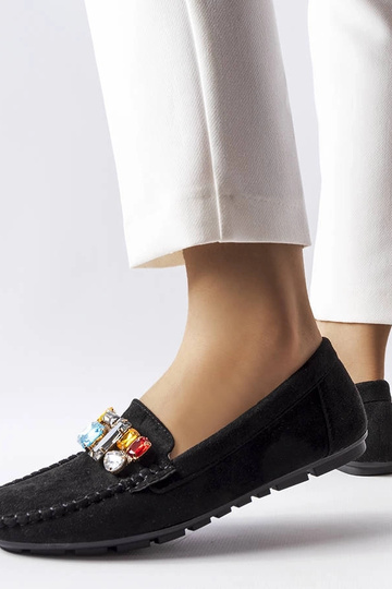 Schwarze Mokassins mit... 2