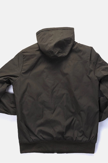 Grüne Duplessis Windjacke mit Kapuze für Herren 2