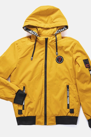 Gelbe Tollmache Übergangsjacke für Herren