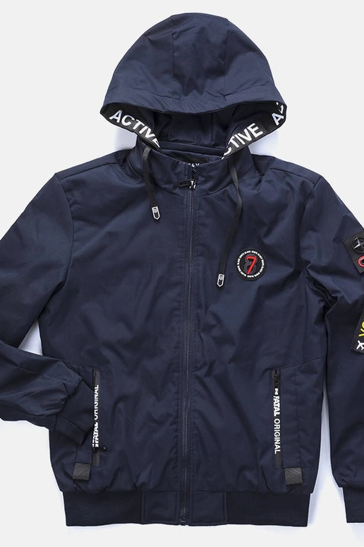 Marineblaue Herren Übergangsjacke...