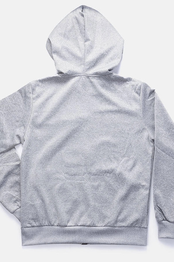 Curtis Herren Kapuzenpullover in Hellgrau 2