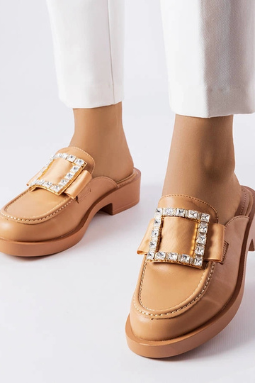 Braune Flip-Flops mit...