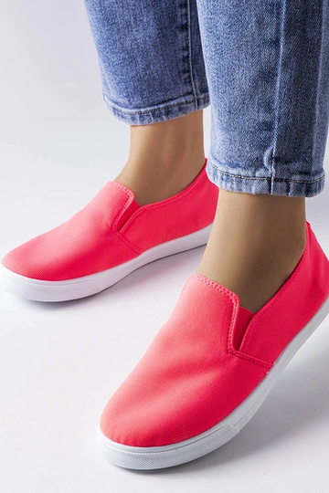 Slip-On-Sneakers „Louisville“ aus rosa Stoff