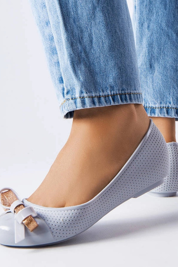 Graue Ballerinas mit... 2