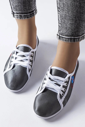 Graue Woodstock Sneakers... 2