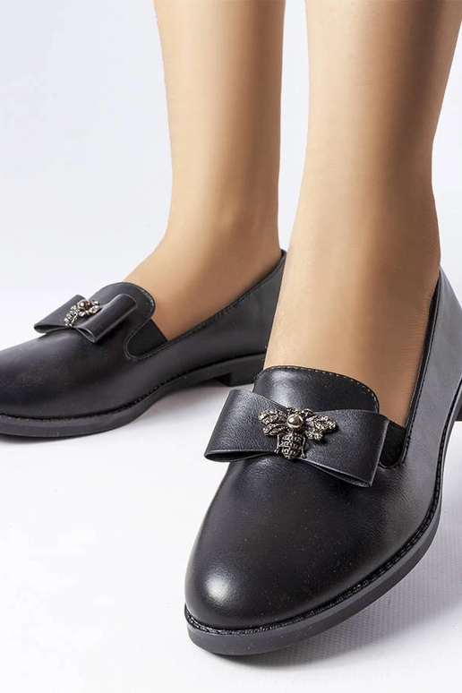 Schwarze dekorative Loafer Ila Schwarze dekorative Loafer Ila