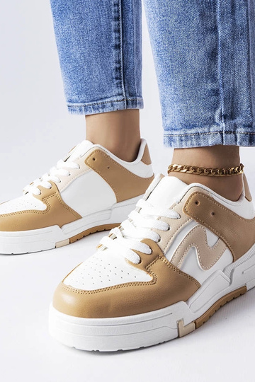 Braune Schuhe mit dicker Sohle Harter