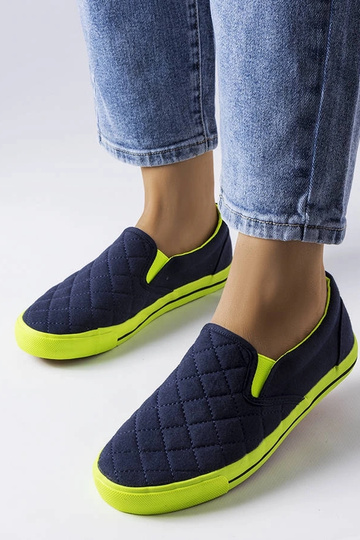Balsamo – Gesteppte Slip-On-Sneakers in Marineblau