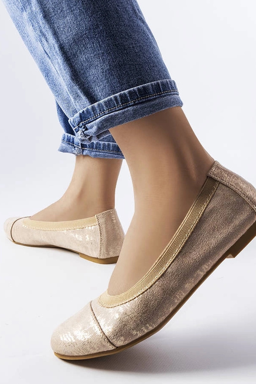 Crummit – Ballerinas in Beige-Metallic Crummit – Ballerinas in Beige-Metallic