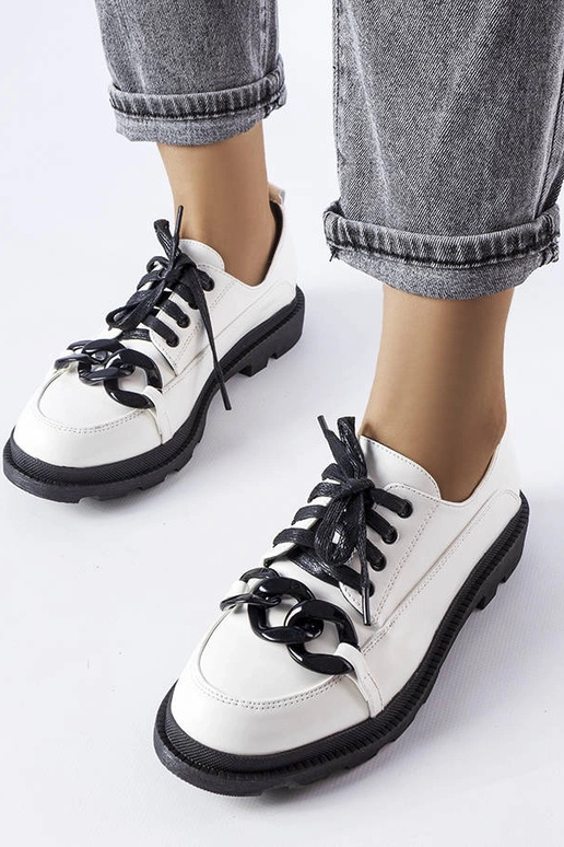 Weiße Kettenschuhe Allain Weiße Kettenschuhe Allain