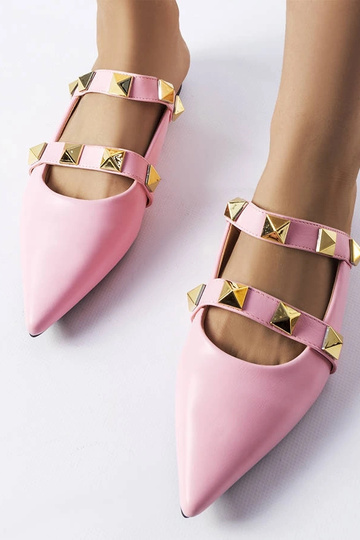 Rosa Flip-Flops mit spitzer...