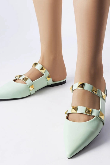 Grüne Flip-Flops mit...