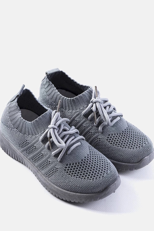 Omaha Graue Kinder-Sneaker Omaha Graue Kinder-Sneaker