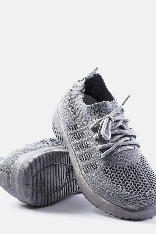 Omaha Graue Kinder-Sneaker Omaha Graue Kinder-Sneaker