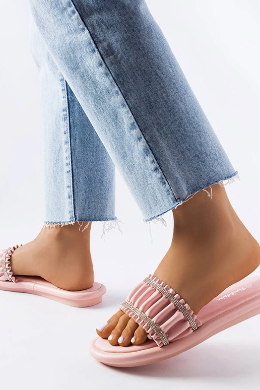 Rosa Zirkonia-Flip-Flops Anapor