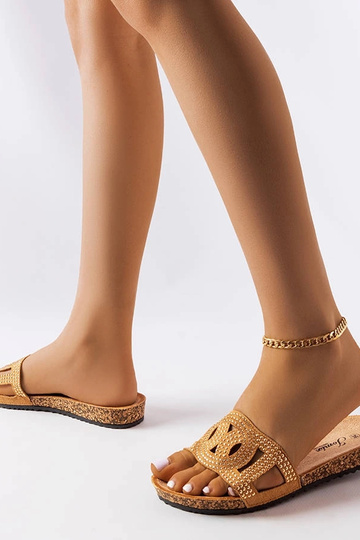 Beige Flip-Flops verziert... 2