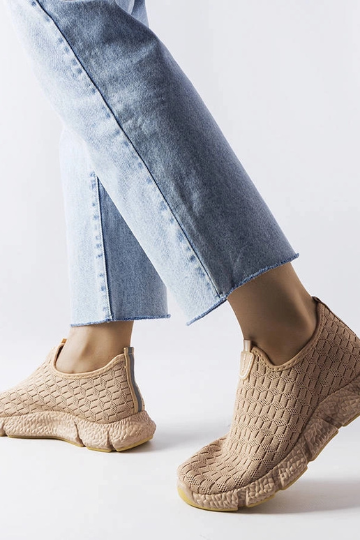 Beige Sport-Sneaker Obenor Slip-On Beige Sport-Sneaker Obenor Slip-On