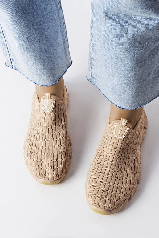 Beige Sport-Sneaker Obenor Slip-On Beige Sport-Sneaker Obenor Slip-On