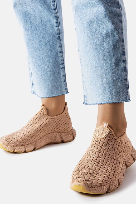 Beige Sport-Sneaker Obenor Slip-On Beige Sport-Sneaker Obenor Slip-On