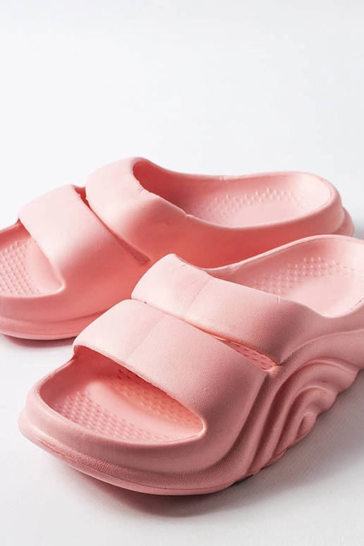 Rosa Flip-Flops aus Gummi „Geneve“