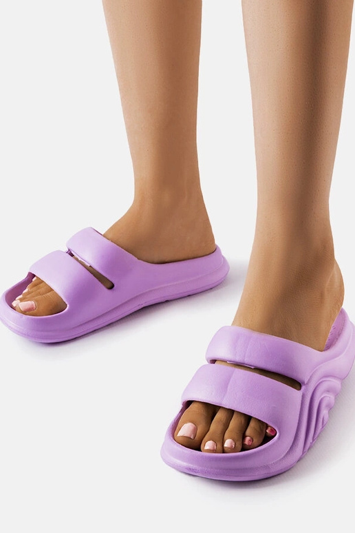 Lila Flip-Flops aus Gummi „Geneve“