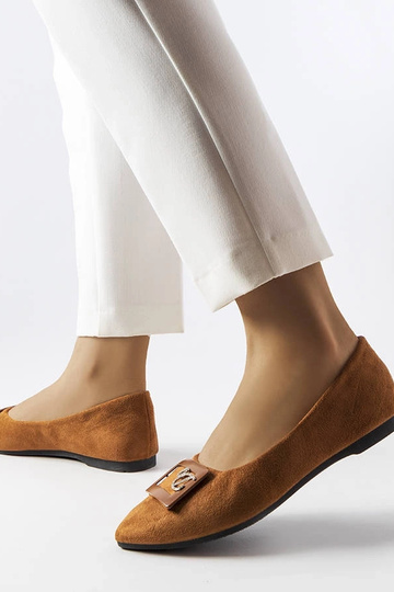 Braune Ballerinas mit... 2