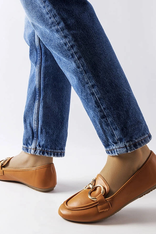 Braune Couturier Mokassins für Damen Braune Couturier Mokassins für Damen