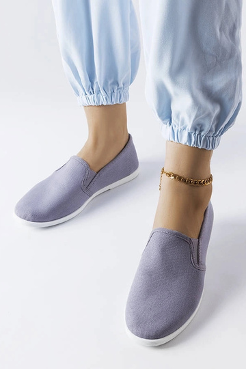 Turnschuhe Quincy aus grauem Stoff
