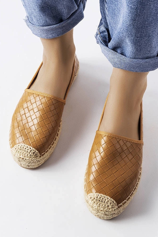 Braune Espadrilles mit Geoffrey-Prägung Braune Espadrilles mit Geoffrey-Prägung