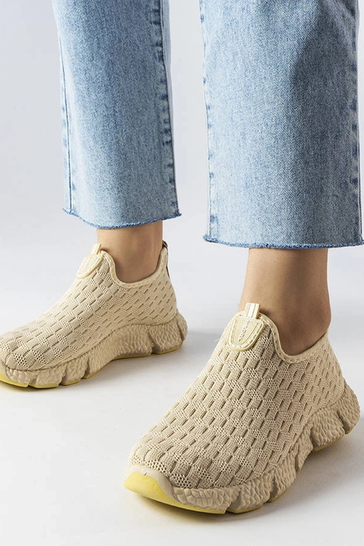 Hellbeige Slip-On-Sportsneakers Obenor Hellbeige Slip-On-Sportsneakers Obenor