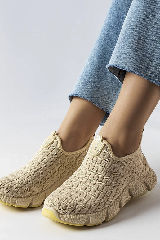 Hellbeige Slip-On-Sportsneakers Obenor Hellbeige Slip-On-Sportsneakers Obenor