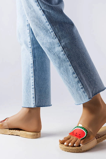 Transparente Wassermelonen-Flip-Flops von Foddie 2