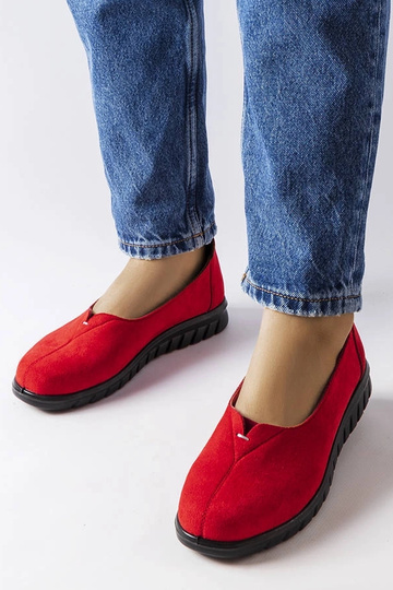 Rote leichte Kheda-Loafer 2